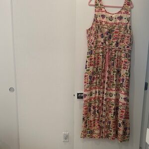 Fat Face Multicolor Geometric Maxi Dress